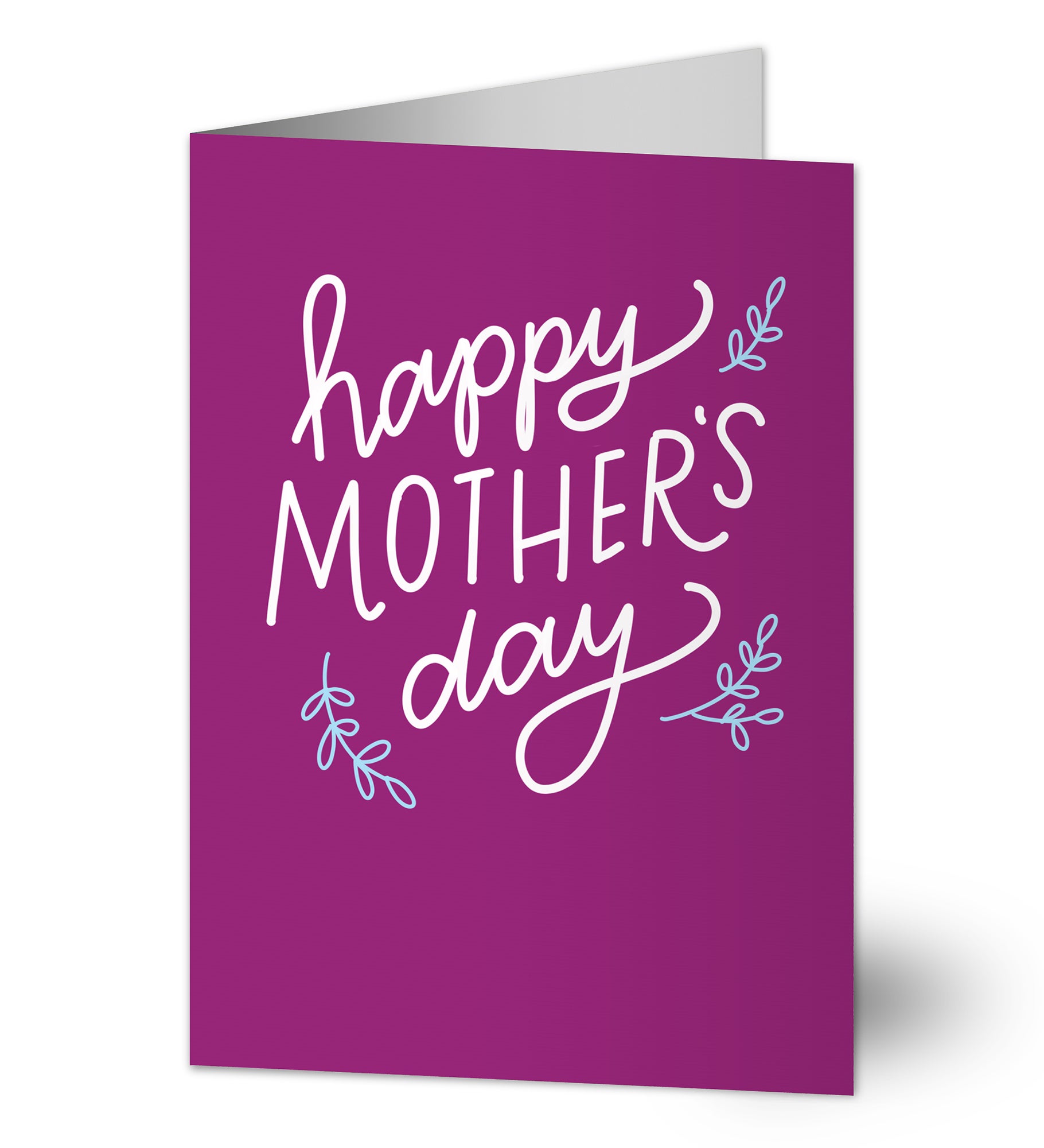 Happy Mother&#39;s Day Script Greeting Card